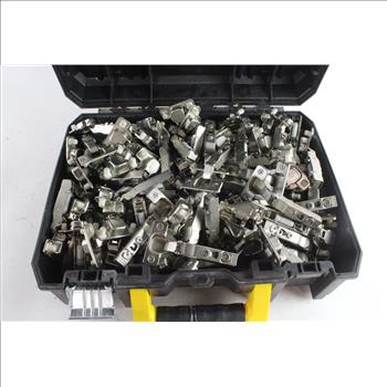 Stanley Tool Box With Cabinet Hinges, 20+ Pieces