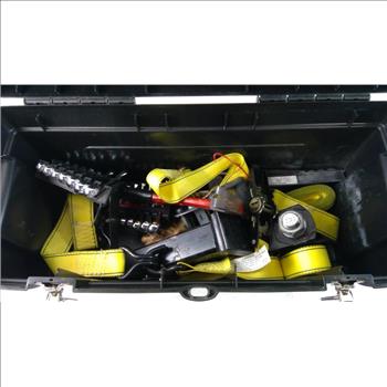 Stanley Tool Box With Ratchet Straps, Wrenches, And More, 4+ Pieces