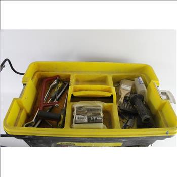 Stanley Tool Box With Tools And Equipment, 20+ Pieces