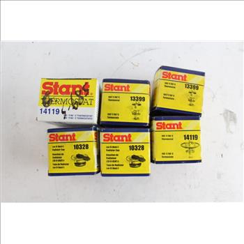 Stant Radiator Caps And Thermostats, 6 Pieces