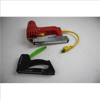 Staple Gun, Angle Grinder, And More