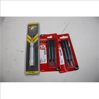 Staple Gun, Steel Nail Sets, Auto Center Punch, Siding Installation Tool, 5 Pieces