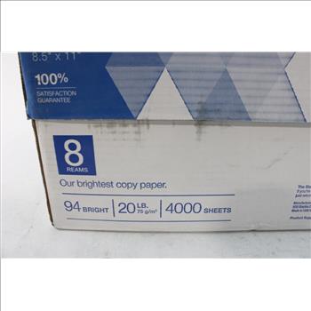 Staples Letter Paper, 8 Reams