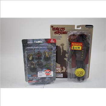 Star Trek Action Figures, Dungeons & Dragons Starter Set Figures, Headless Horseman, 6 Pieces