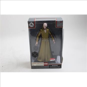 Star Wars Elite Series Figures - Poe Dameron, Finn, Supreme Leader Snoke, 3 Pieces