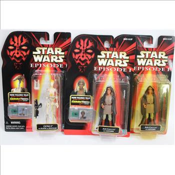 Star Wars Episode 1 Figurines, 6 Pieces
