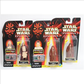 Star Wars Episode 1 Figurines, 6 Pieces