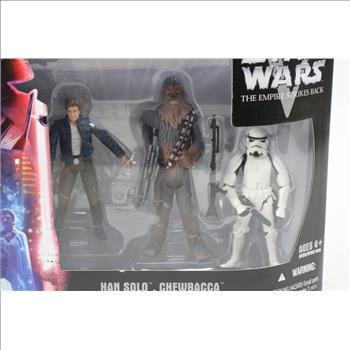 Star Wars The Saga Collection - V The Empire Strikes Back, Han Solo, Chewbacca, Stormtrooper