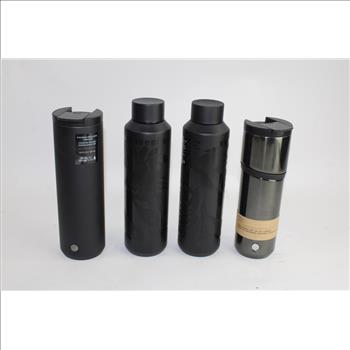 Starbucks Mermaid Tumbler 2020 Vacuum Insulated Bottle Stainless Steel (2), Starbucks Gunmetal 16 Oz. Asymetrical Stainless Tumb