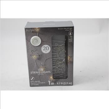 Starbucks Purple Cup, Wire Star LED String Lights, And Mini Radio/Speaker, 3 Pieces