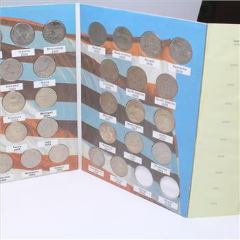 State Quarter Book, Includes 49 Quarters