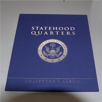 Statehood Quarters Collector's Album, 34 Quarters, Incomplete Set