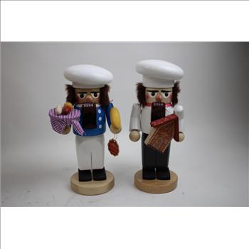 Steinbach Wooden Nutcrackers, 2 Pieces