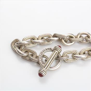 Sterling Silver 104.18g Slane & Slane Toggle Bracelet