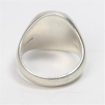 Sterling Silver 15.85g Tiffany & Co. Signet Ring