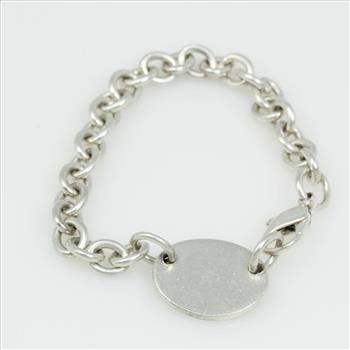 Sterling Silver 22.8g Tiffany & Co. Chain Bracelet