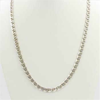 Sterling Silver Anchor Chain Necklace