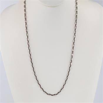 Sterling Silver Anchor Chain Necklace