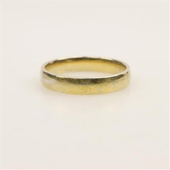 Sterling Silver And 18kt GP Band