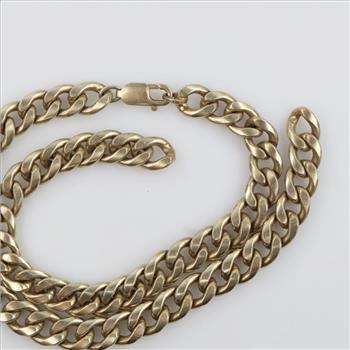 Sterling Silver And GP Necklace