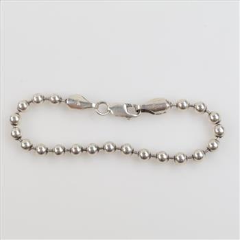 Sterling Silver Ball Chain Bracelet