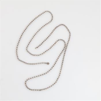 Sterling Silver Ball Chain Necklace