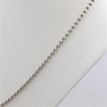 Sterling Silver Bead Necklace