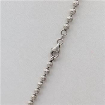 Sterling Silver Bead Necklace