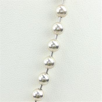 Sterling Silver Beaded Necklace
