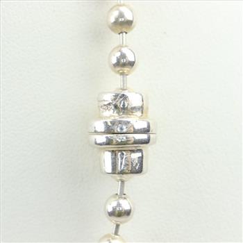 Sterling Silver Beaded Necklace