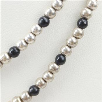 Sterling Silver Beaded Necklace