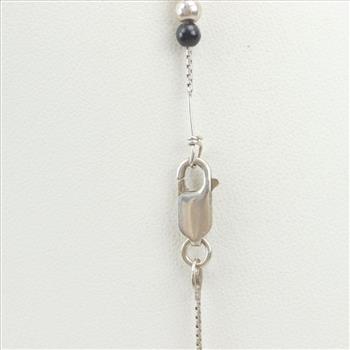 Sterling Silver Beaded Necklace