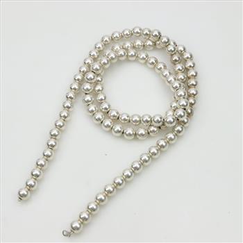 Sterling Silver Beaded Necklace