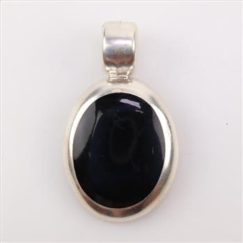 Onyx Necklace In 925 Sterling Silver - Black Teardrop Pendant Necklaces For Women - Silver Boho Pendant Birthstone Necklace With Stainless Steel Chain - 20" Birthday Christmas Gifts For Women