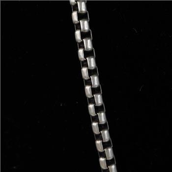 Sterling Silver Box Chain Necklace