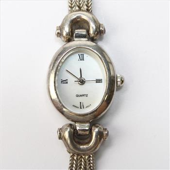 Sterling Silver Bracelet Watch