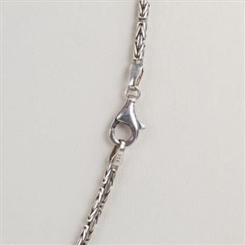 Sterling Silver Byzantine Link Necklace