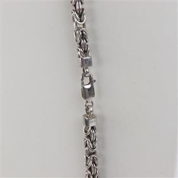 Sterling Silver Byzantine Necklace