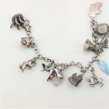 Sterling Silver Charm Bracelet