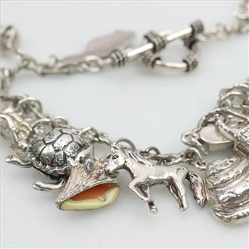 Sterling Silver Charm Bracelet