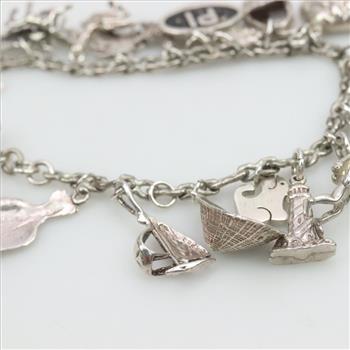 Sterling Silver Charm Bracelet