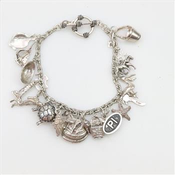Sterling Silver Charm Bracelet