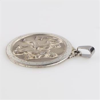 Sterling Silver Circle Pendant