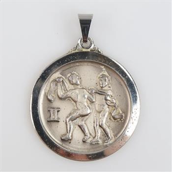 Sterling Silver Circle Pendant