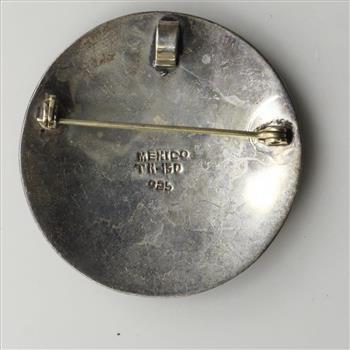 Sterling Silver Circle Pin