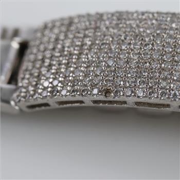 Sterling Silver Clear Stone Bracelet