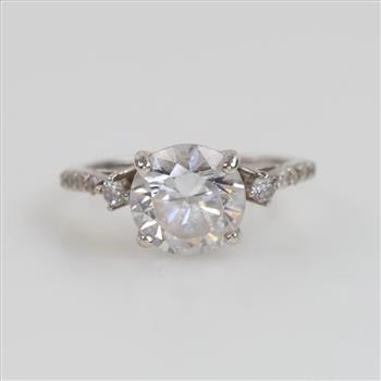 Sterling Silver Clear Stone Ring