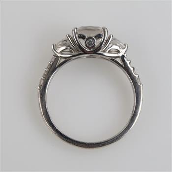Sterling Silver Clear Stone Ring