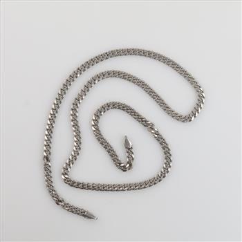 Sterling Silver Cuban Chain Necklace
