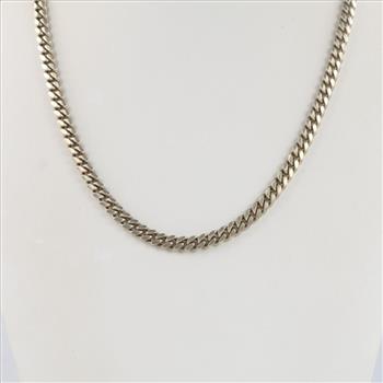 Sterling Silver Cuban Chain Necklace